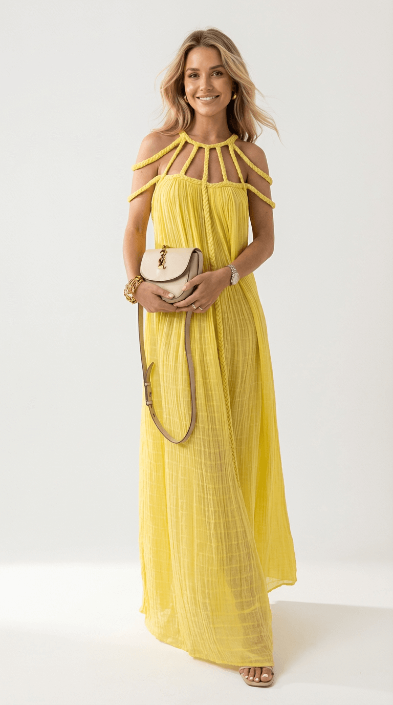 Ariena | Linen Maxi Dress