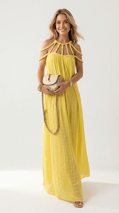 Ariena | Linen Maxi Dress