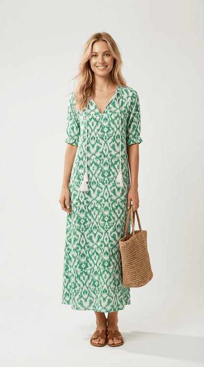 Elisia | Boho Maxi Dress