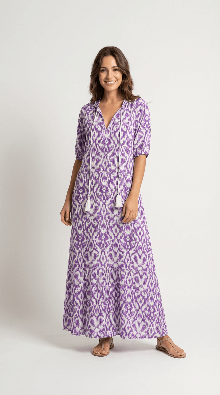 Elisia | Boho Maxi Dress