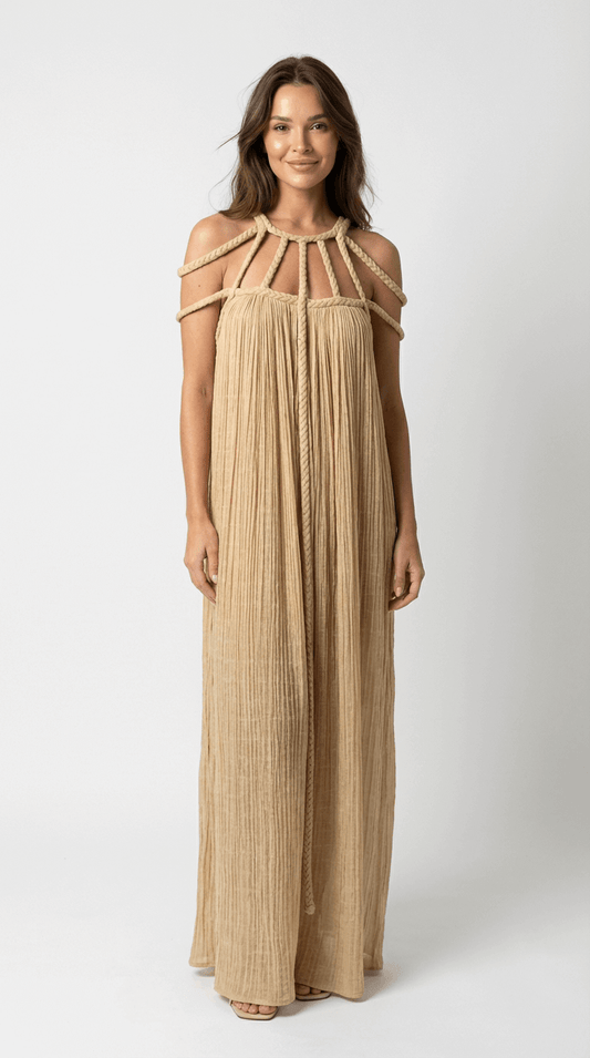 Ariena | Linen Maxi Dress