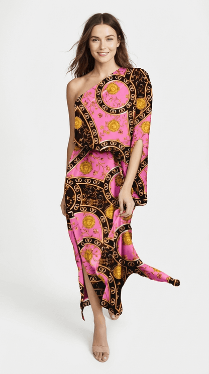Rosella | Printed One-Shoulder Floral Dress