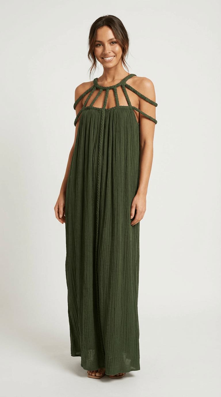 Ariena | Linen Maxi Dress
