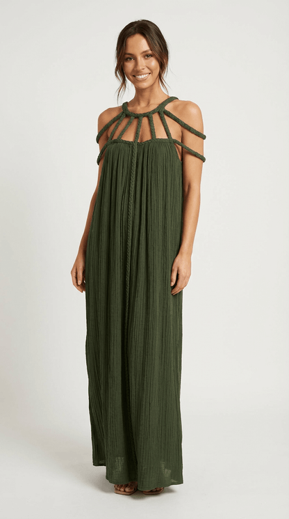 Ariena | Linen Maxi Dress
