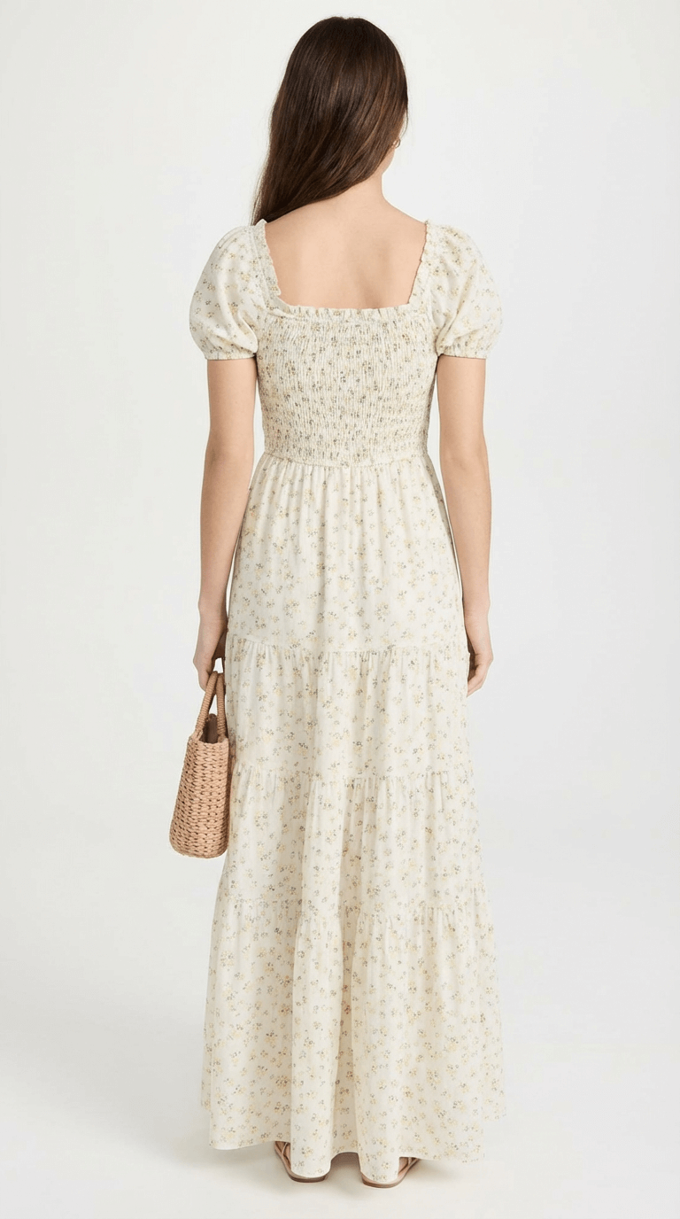 Lianelle | Floral Smocked Maxi Dress